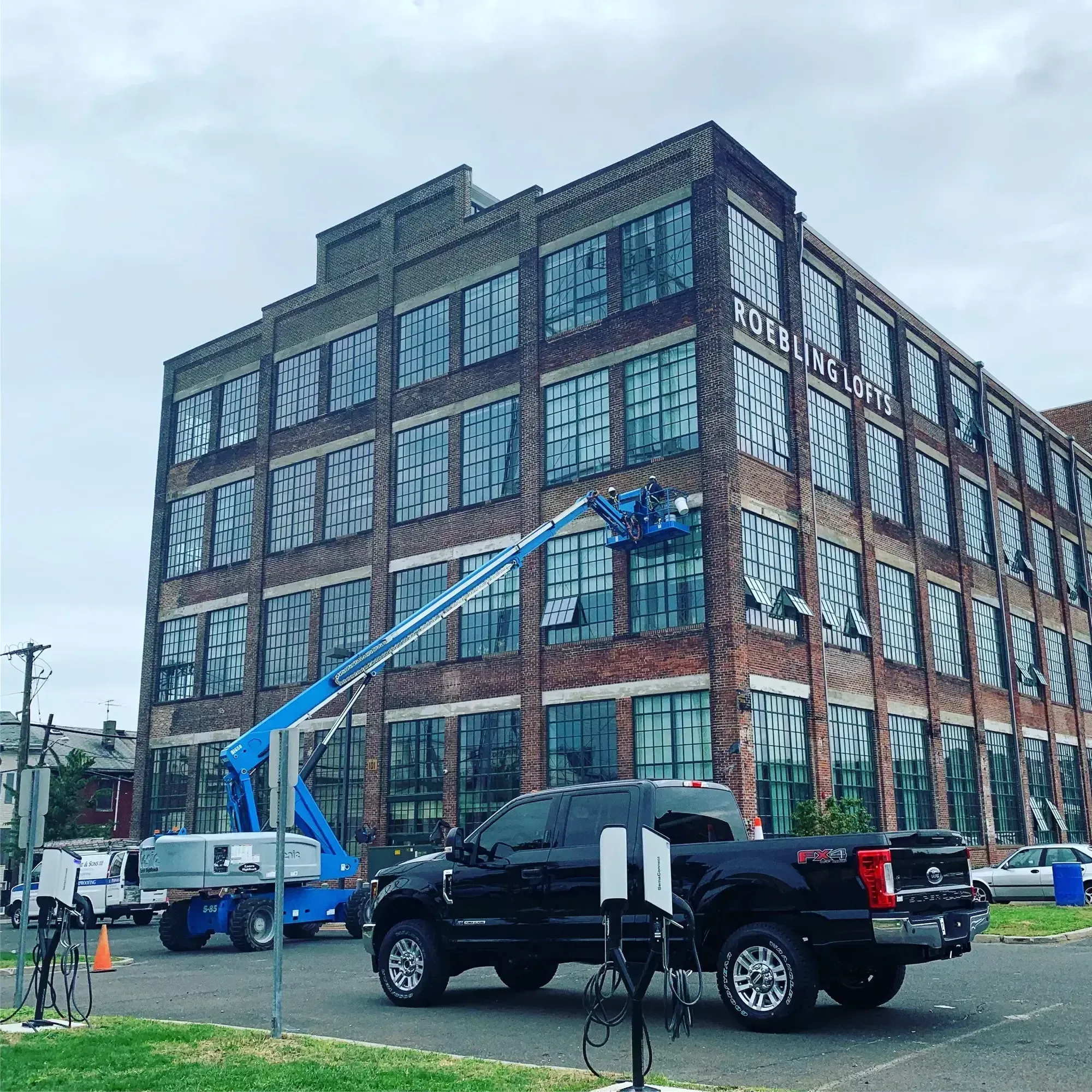 Industrial masonry and restoration project